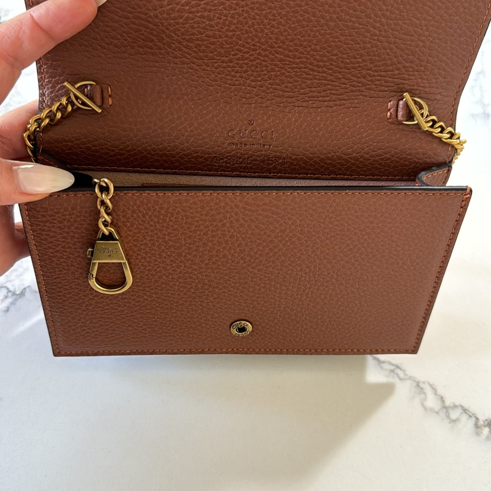 G G wallet crossbody purse clutch denim gold - Picture 10 of 14